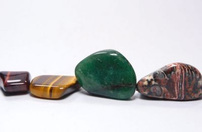 Jaspis, aventurin, býčí a tygří oko - tromly (KB-22)